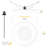 5/6 in. 3000K Remodel 15W Retrofit Disk Light E26 Base LED Recessed Lighting Kit