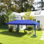 Auvent 10 'x 20', toit anti-UV, sac de transport pour patio, cour, plage, jardin, bleu-1634533674
