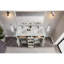 60" Solid Wood Sink Vanity  With 1' Artificial Stone Top-483886936