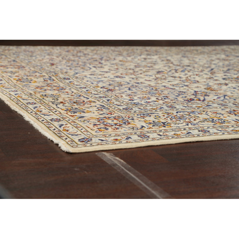 Jakorian One-of-a-Kind 7'11" X 11'7" 1970s Wool Area Rug in Ivory