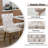 Kazandra 6 - Person Pedestal Dining Set-661538243-661538295-661538288