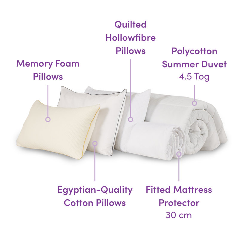 Machine Washable Memory Foam Support Pillow