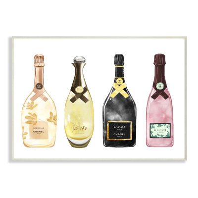 «Perfume Bottle Brands Fashion Glam Watercolor Design» par Ziwei Li - reproduction d'art