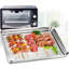 Ensemble de plaques de cuisson et plaques de cuisson, plaque à biscuits en acier inoxydable avec grille de refroidissement, 12,5 x 9,5 x 1 pouce, non toxique et sain, facile à nettoyer et lavable au lave-vaisselle