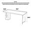 Table de bureau scandinave luxueuse en bois massif-657368477