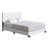 Boyd Sleep Charlat Vegan Leather Platform Bed Frame | Adjustable Headboard | Low-Profile Foundation Compatible | Sleek Contemporary Design | 700 lb Capacity-879241498-879241494