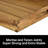 Wood Serving Tray With Handles Decorative Wooden Tray - Perfect For Breakfast, Lunch, Dinner, Appetizers, Patio, Ottoman, Coffee Table - Durable Living Room And Couch Tray
