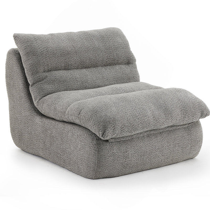 Canapé d'appoint rembourré, fauteuil moderne avec siège moelleux, canapé élégant pour le salon, la chambre à coucher ou le bureau