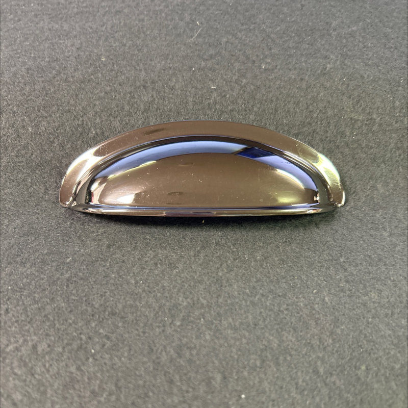 (5 Pack) 3 inch Cup Pull Black Chrome