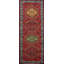 Tapis de couloir géométrique traditionnel 4 x 10