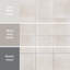 Carreau de céramique 12,75 po x 12,75 po Klinker Retro Blanco Quarry