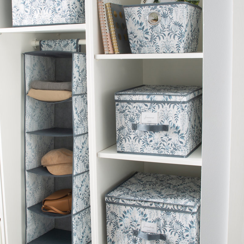 Parterre Blue Collapsible Non-Woven Kids Storage Box