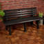 Plastic Garden Bench-793747566