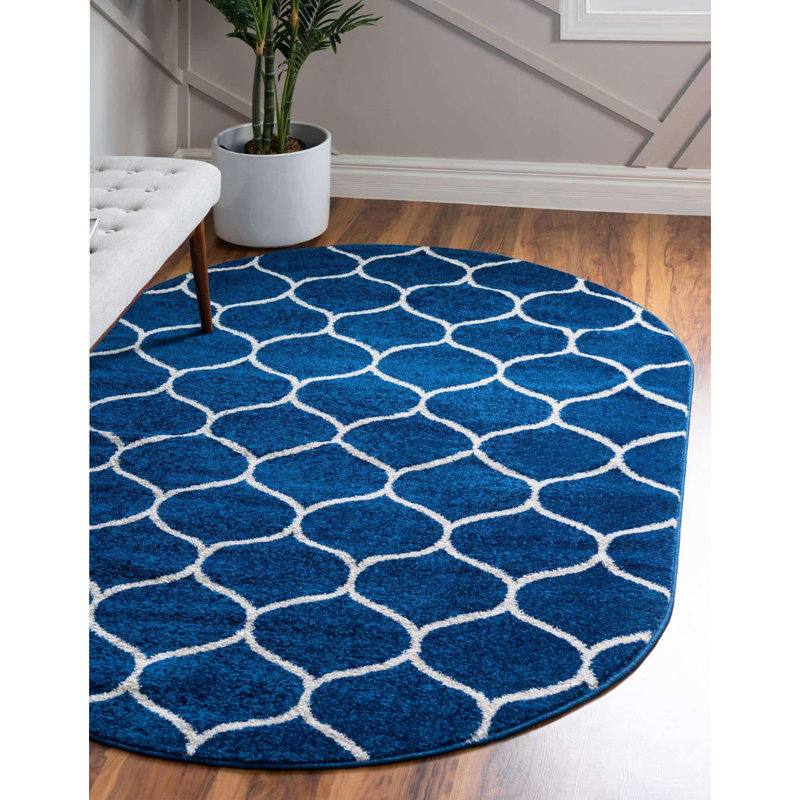 Tellaro Abstract Indoor Rug, Oval 5' x 8'