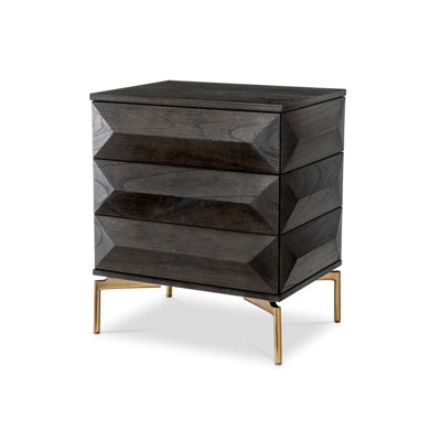 Denver 25.2'' W Solid Wood Nightstand