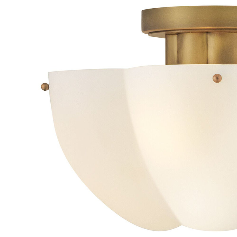 Hinkley becca medium semi-flush mount
