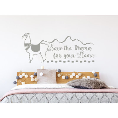 «Save the Drama for your Llama», adhésif décoratif