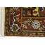 Tapis oriental rouge en laine noué à la main 3 pi x 5 pi Everaldo