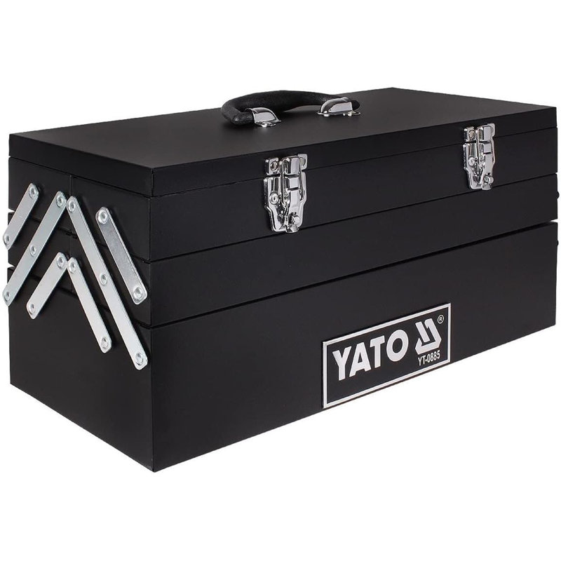 Yato Metal Toolbox 0885 - Black