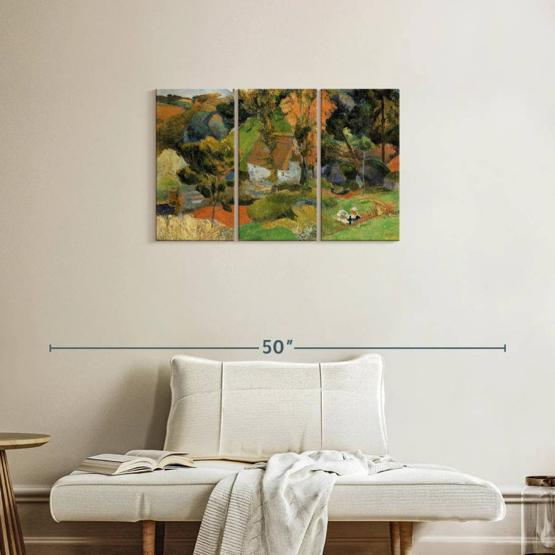 Paysage d'Alvord à Pont-Aven, H 20 po x l 33 po