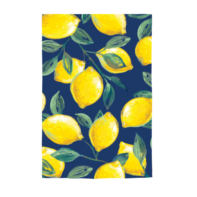 Drapeau de jardin côtier citrons et agrumes