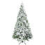 Grand arbre de Noël artificiel avec des branches de pin réalistes pour un décor des Fêtes peu encombrant, arbre de Noël-176059819