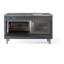 Cuisinière à double combustible ILVE Nostalgie II Series 60 po avec 9 brûleurs scellés, plaque de cuisson (propane liquide, porte vitrée)-1686458129-1686458128