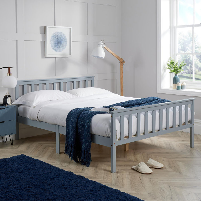 Koelb Bed, Small Double (4'), Gray