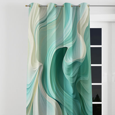 Avionne - Abstract Geometric Blackout Grommet Curtain - 1 Panel