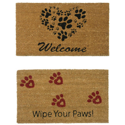 Ensemble de 2 pièces Biseye x 30 po Ensemble de tapis d'extérieur antidérapant