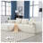 2 - Piece Chenille No Frame Compressed Boneless Sectional-653035633