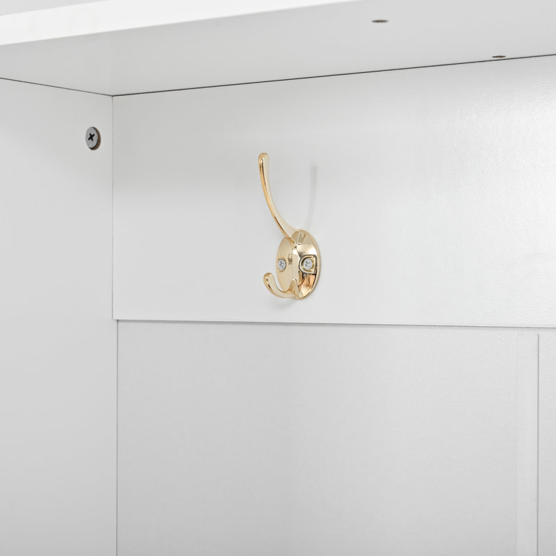 Armoire de rangement d'entrée de style ferme U-Can avec porte-chaussures et casiers d'exposition