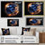 Orbite bleue et bleue - Art mural-287301135-287301105