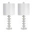 Ensemble de lampes de table en cristal 23 po Jennieve