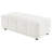 Nuss Boucle Upholstered Rectangular Ottoman Off White