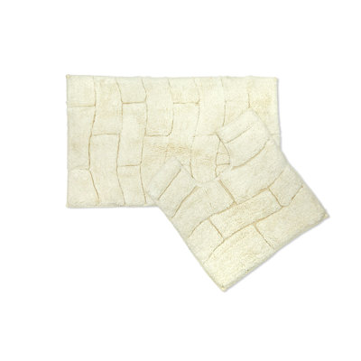 Bombay Cotton Non-Slip Bath Rug Set