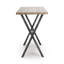 Basinger Rectangular Dining Table with Iron Base