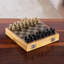 Jeu d'échecs en bois et pierre à savon Novica