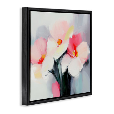 Cadre flottant Flare Of Emotion Flowers, design par Mona Grace