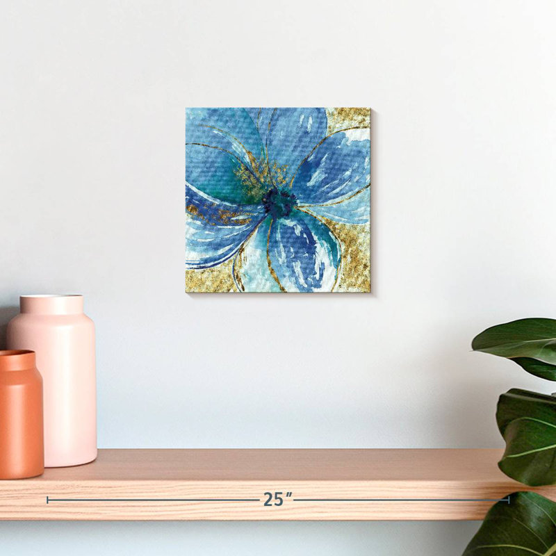 Nigella Blue, 10" H x 10" W