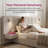 King Size Upholstered Platform Bed with Headboard, Built-in Nightstands & Adjustable Lamps-109949494
