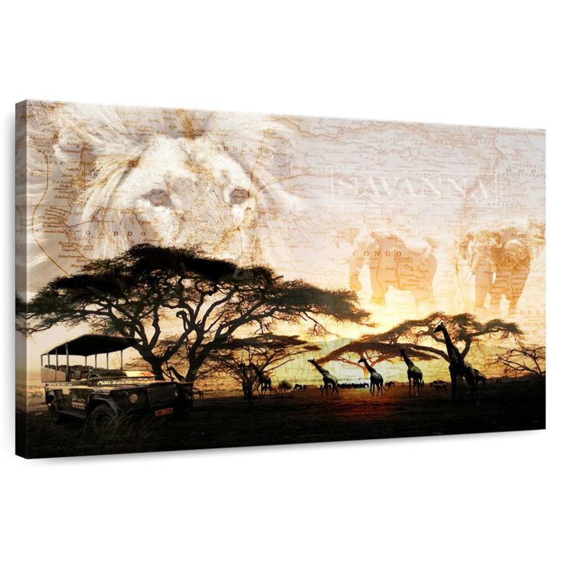 Ravi Savanna, 16" H x 24" W