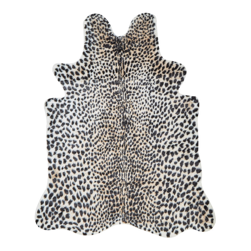 Otoe Animal Print Faux Fur Area Rug, Novelty 130 x 170cm