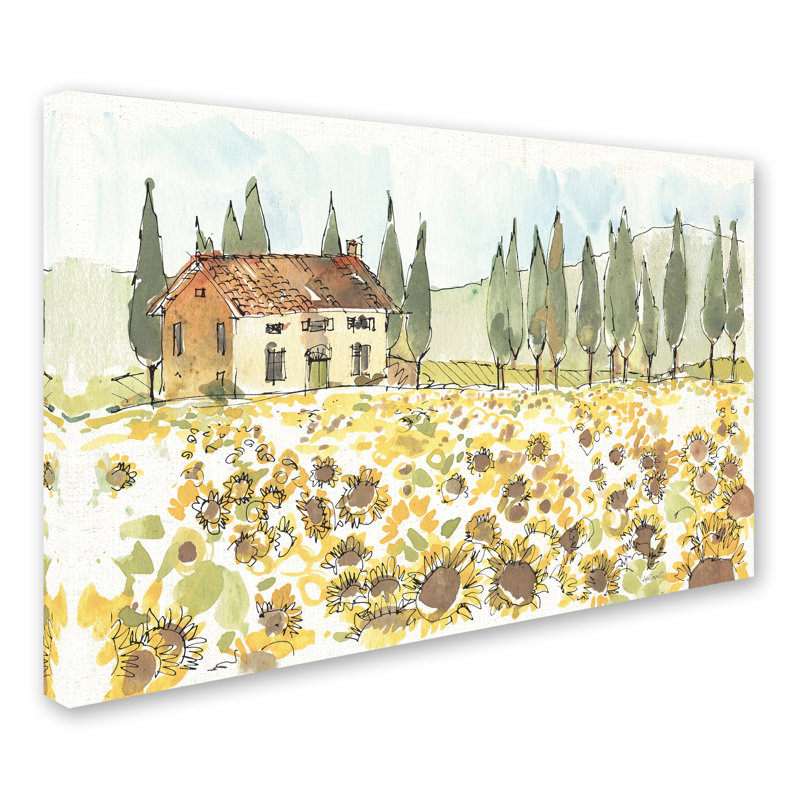 « tuscan élégance i », reproduction d’impression sur toile tendue, H 30 po x l 47 po