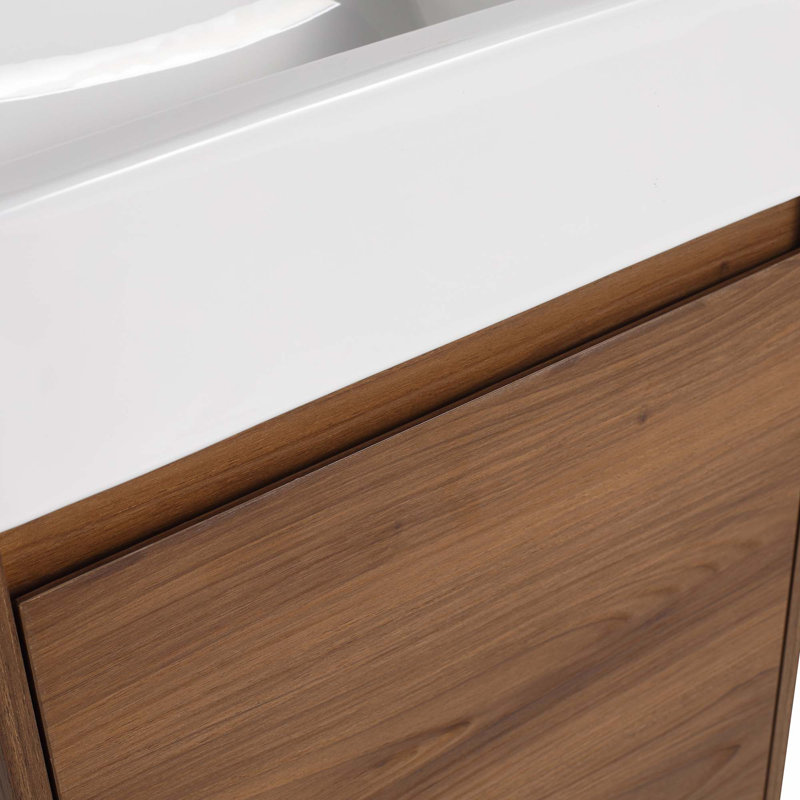 Meuble-lavabo autoportant avec lavabo simple