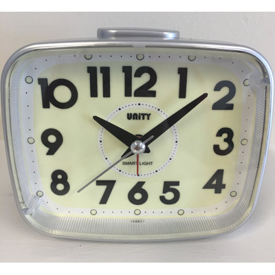Analog Quartz Alarm Tabletop Clock