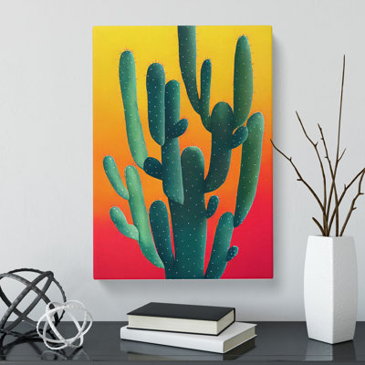 CAN-V0523-491X Colourful Cactus Cacti Vol.1 - Wrapped Canvas Print