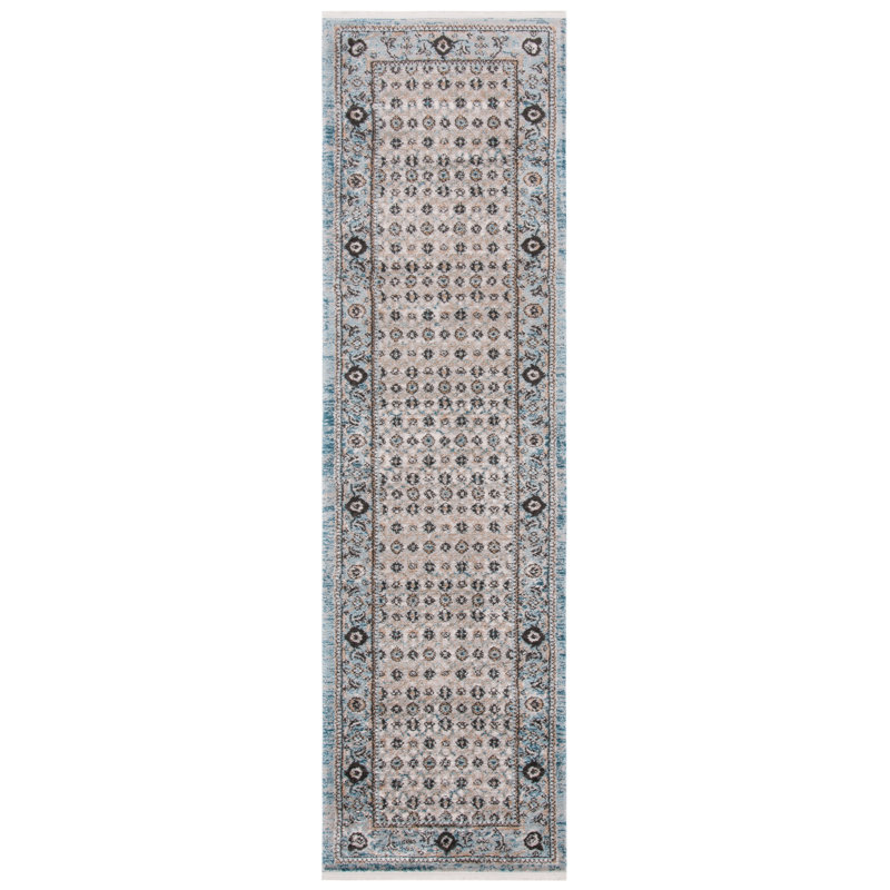 Matherly Oriental Hand Woven Area Rug, Runner 66 x 244 cm