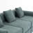 Boneless 98.8" Modular Folding Sleeper Sofa Upholstered Floor Sofa Bed With Side Pockets And 3 Pillows - No Assembly Required-2077855923