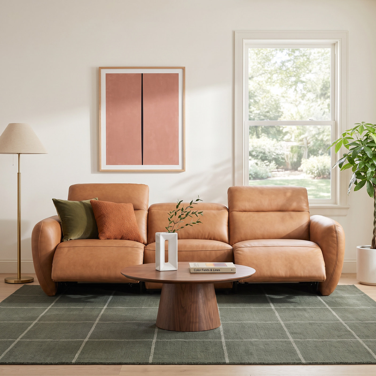 Astro Top Grain Leather Modular Sectional